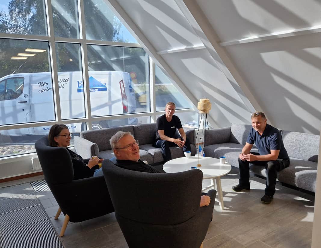 Anställda från Kiwa i deras nya lokal