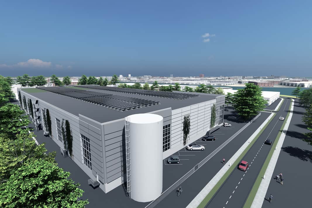 Visionsbild av fastigheten.