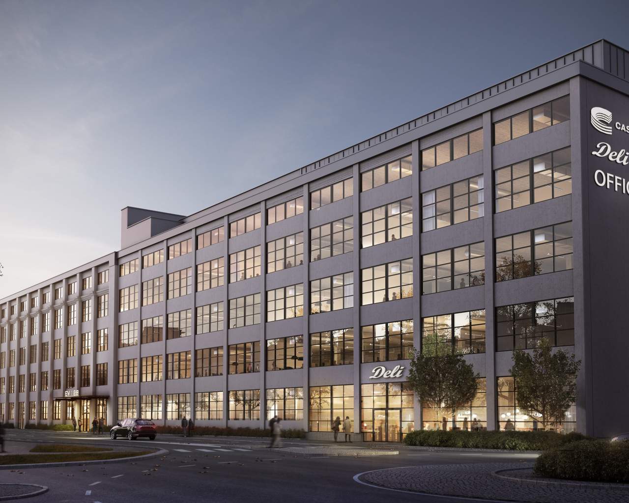 Visionsbild av fastigheten.