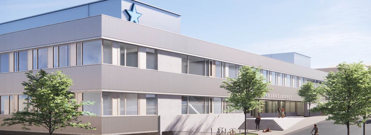 Visionsbild av fastigheten.