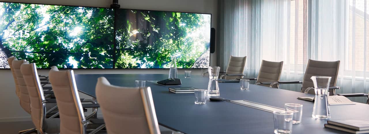 Konferens rum för styrelse.