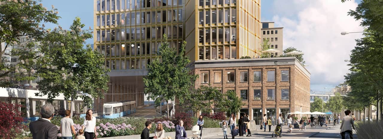 Visionsbild av fastigheten.