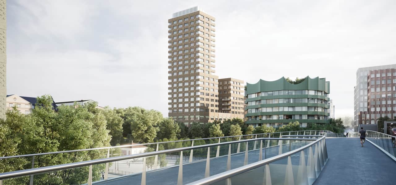 Visionsbild av området.