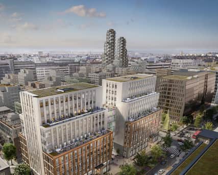 Visionsbild Hagastaden.