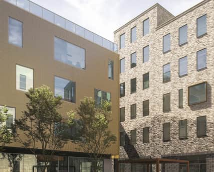 Visionsbild av torg i Västerås