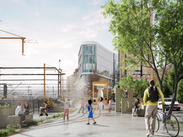 Visionsbild över ett levande Stockholm