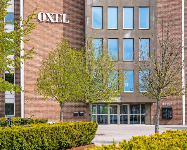 Vy över fastighet i Norrköping.