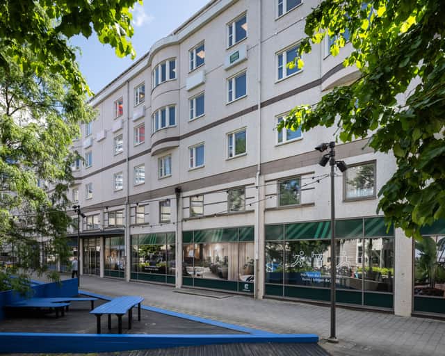 Exteriörbild av Castellums kontor.