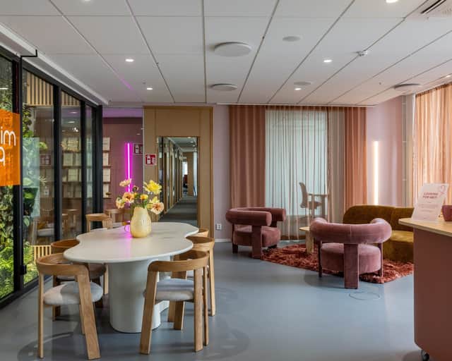 Visionsbild av takterrassen.