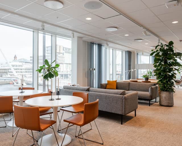 Visionsbild av interiör.