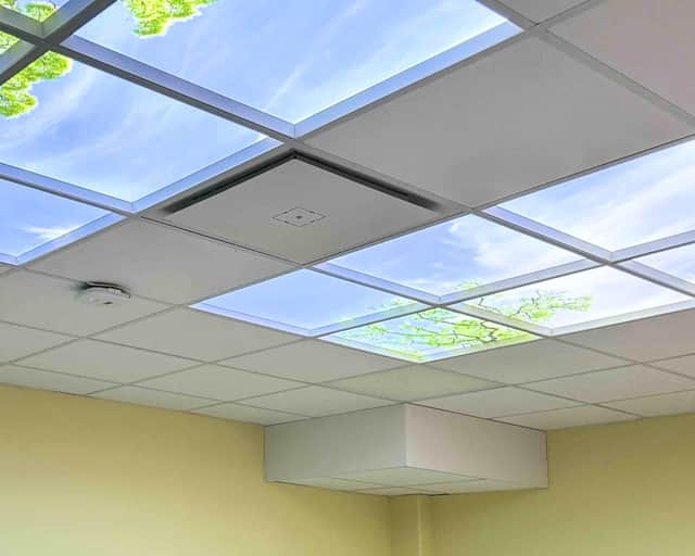 Himlaljus på nya BUP i Kungsbacka