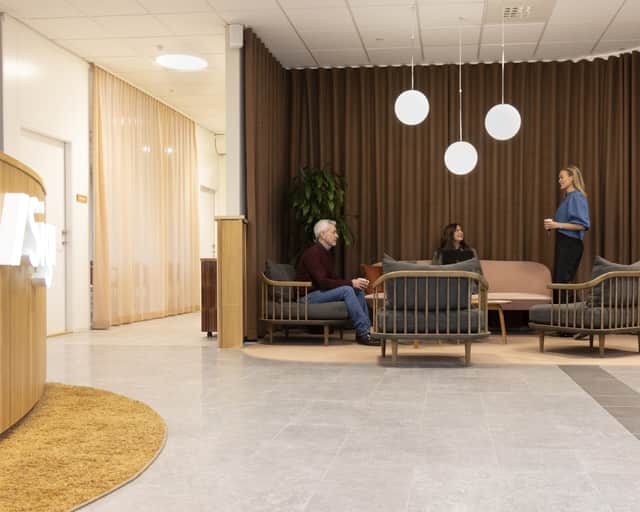 Loungehörna i entrén