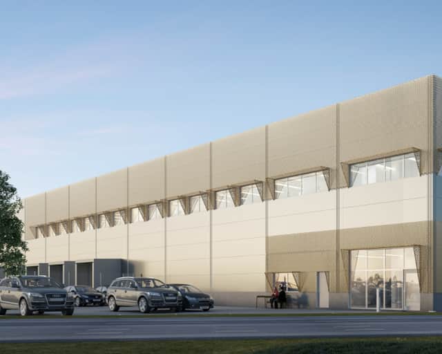 Visionsbild av fastigheten.