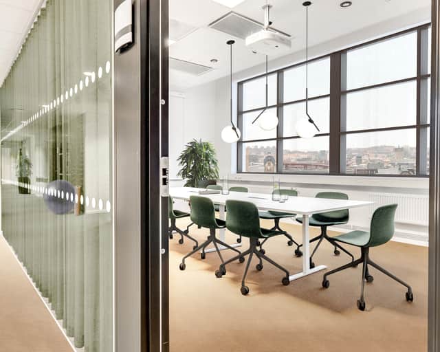 Visionsbild av mötesrum.