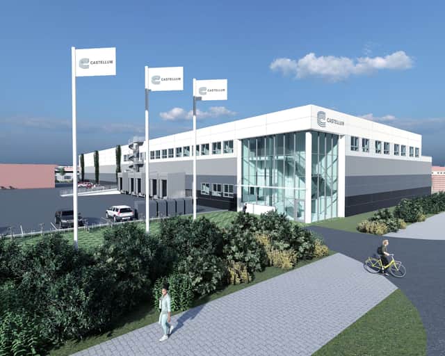 Visionsbild av fastigheten.