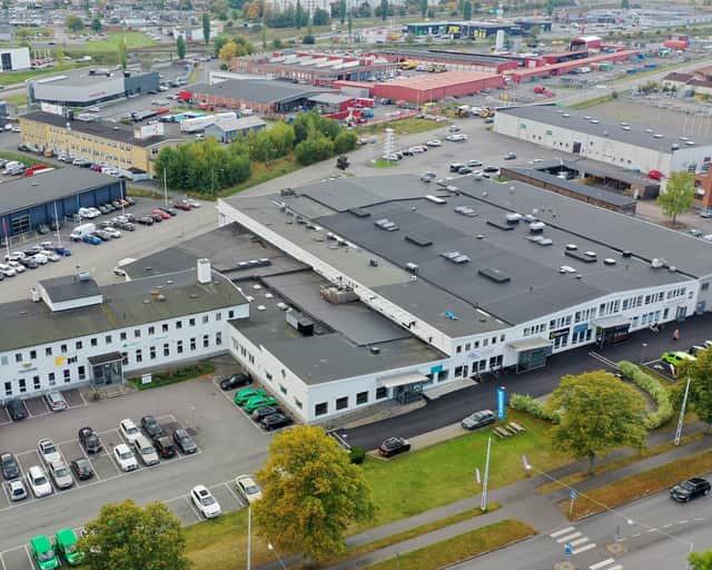 Vy över fastigheten.