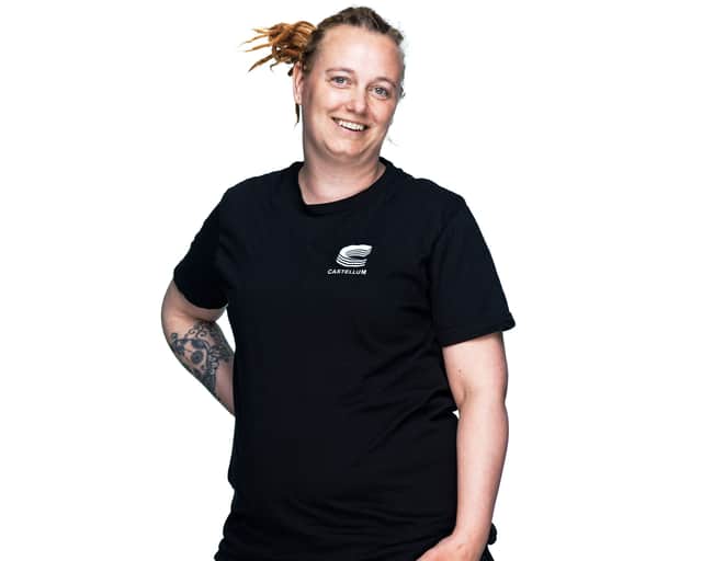 Porträtt av Elisabeth Fräki.