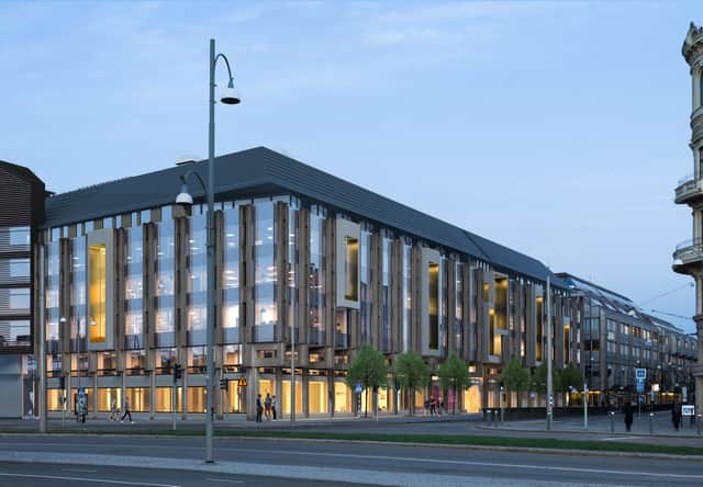 Exteriörbild av fastighet.