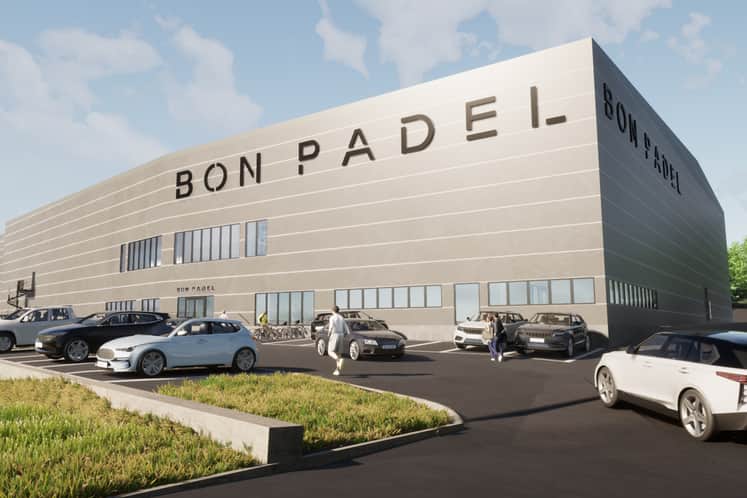 Visualisering av fastigheten.