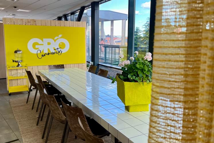 Bild från Gro Communitys nya ytor 