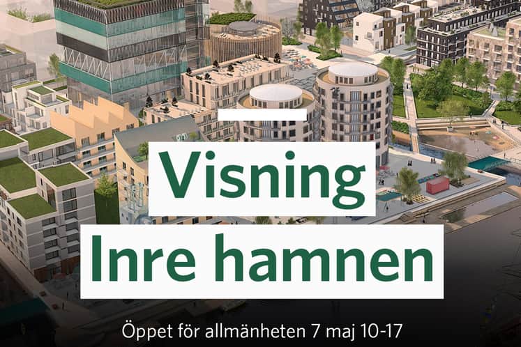 Inbjudningskort till visningen.