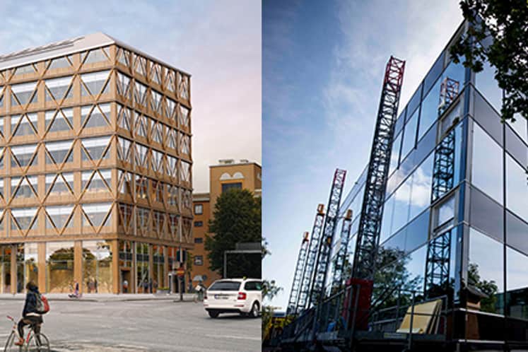 Kollage med Korsningen och Källeruds Park.