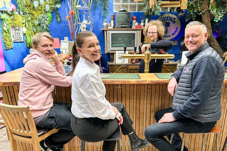 Ivan Larsson, Ulrika Johannesson och Johan Lundegren 