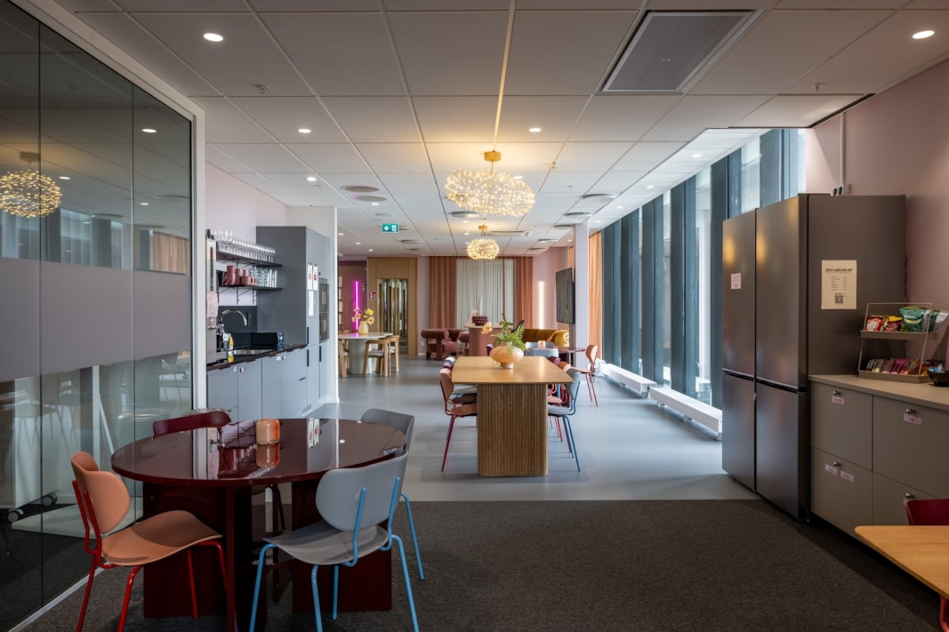 Utblick över trapphuset.